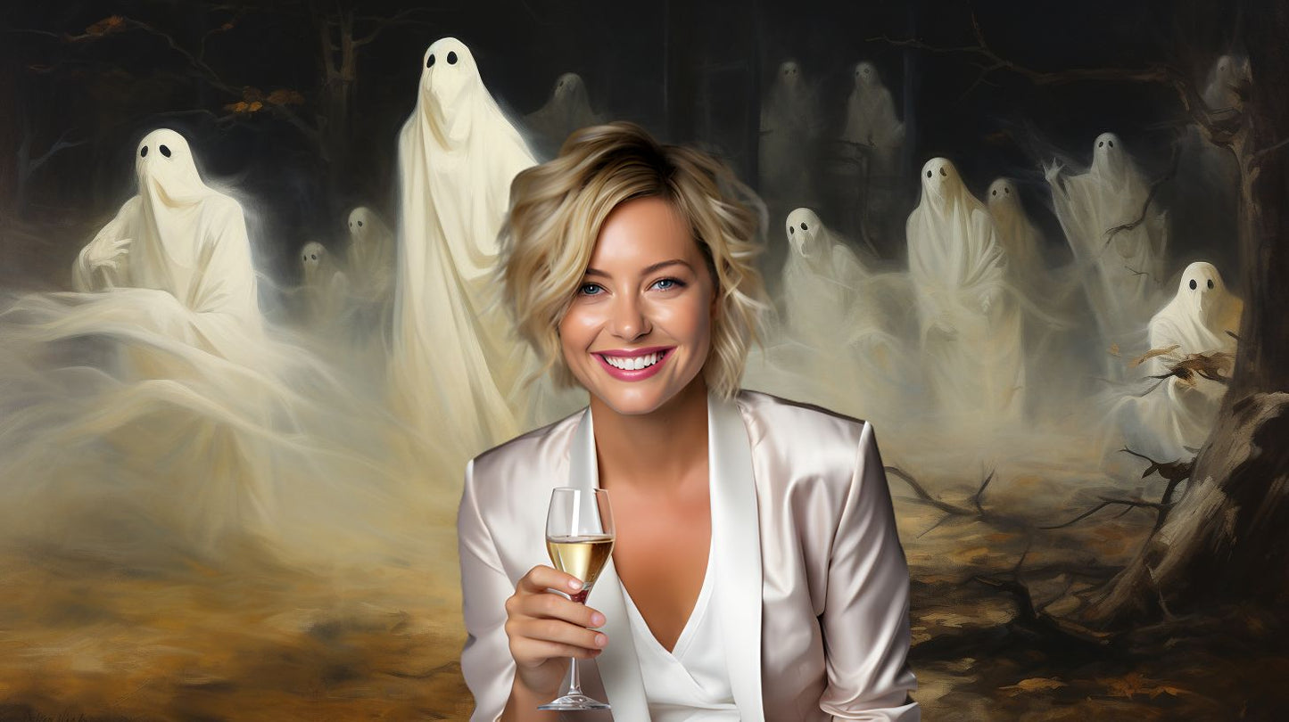 Ghostly Mist Parade - Virtual Background Image for Zoom and Teams Meetings