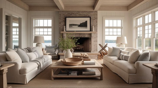 Lakeside Living Room - Virtual Background Image for Zoom and Teams Meetings