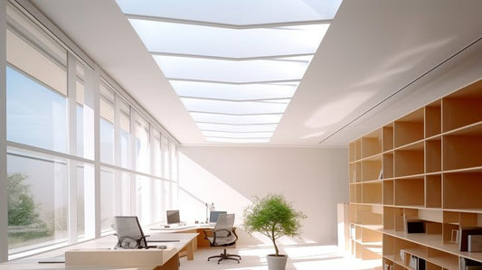 Serene Professionalism: Tranquil Office Environment Virtual Background Image for Zoom and Teams Meetings
