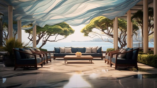 Oceanic Patio - Virtual Background Image for Zoom and Teams Meetings