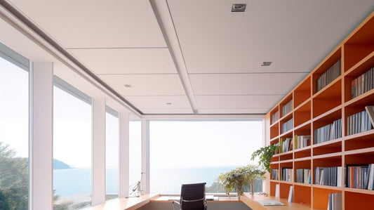 Breathtaking Horizon: Ocean View Office Virtual Background Image for Zoom and Teams Meetings