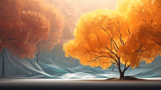 Golden Bonsai in Minimalist Splendor - Virtual Background Image for Zoom and Teams Meetings